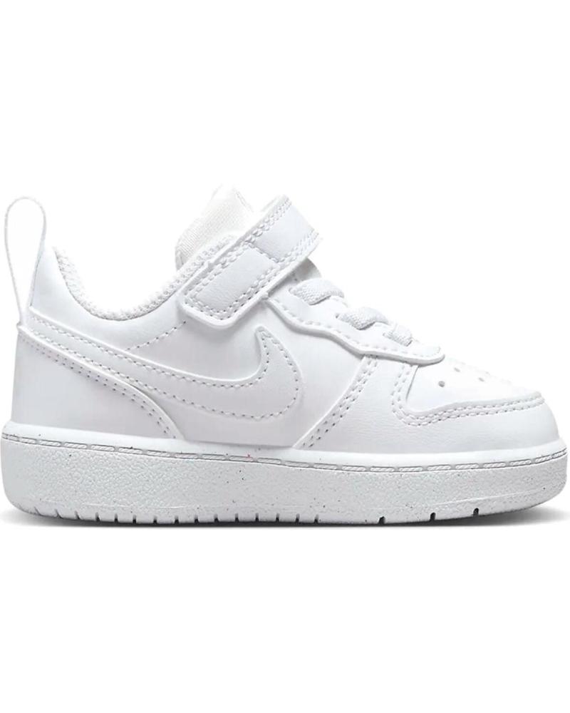 Sneaker für Mädchen und Junge NIKE DV5458-106 COURT BOROUGH LOW RECRAFT WHITE-WHITE-WHITE