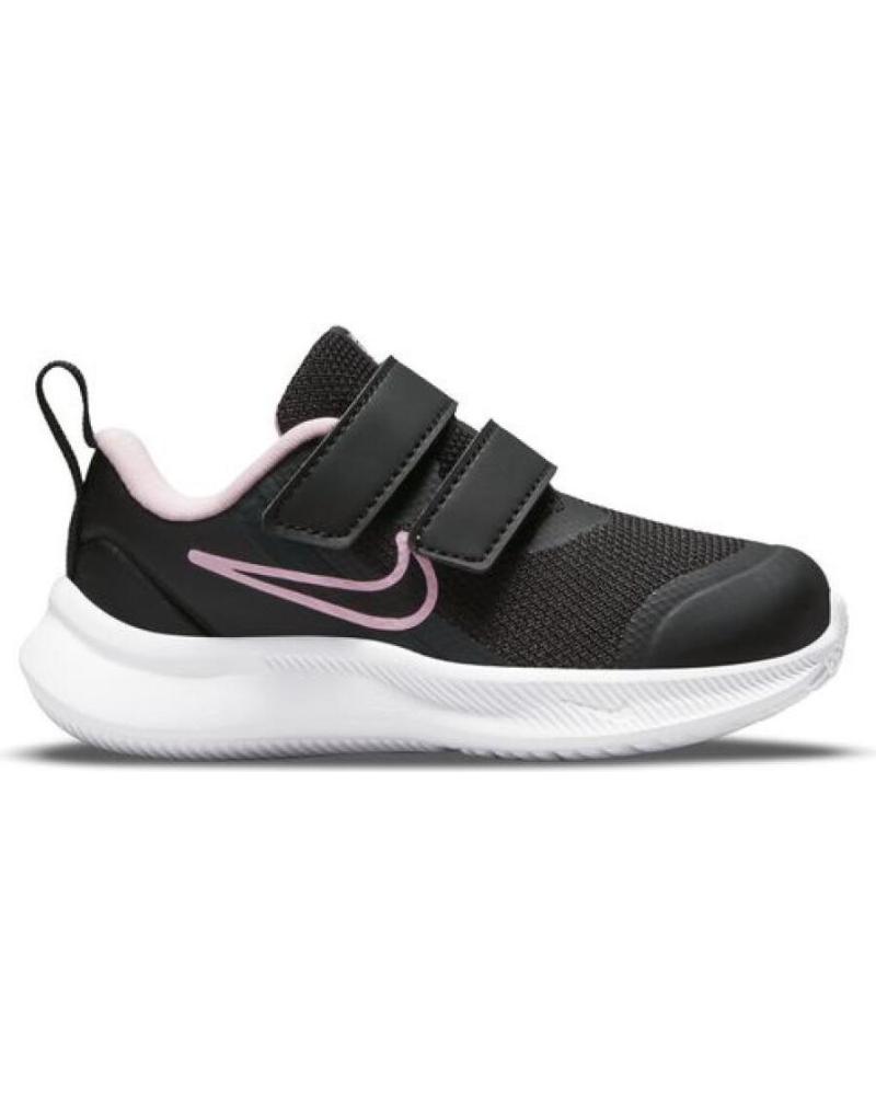 Esportes  de Menina NIKE ZAPATILLAS ROSA SAR RUNNER 3 DA2778 NEGRO