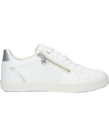 Sportschuhe für Damen GEOX D366HE 054AJ D BLOMIEE C0007 WHITE-SILVER