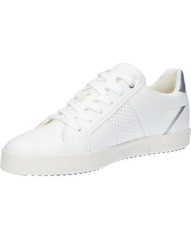 Sportschuhe für Damen GEOX D366HE 054AJ D BLOMIEE C0007 WHITE-SILVER