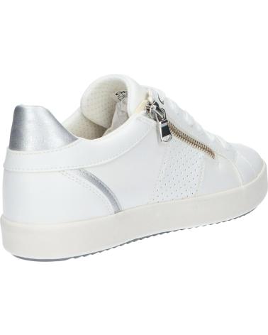 Sportschuhe für Damen GEOX D366HE 054AJ D BLOMIEE C0007 WHITE-SILVER