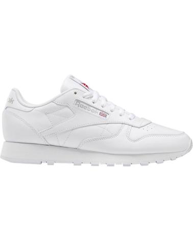 Sportivo per Uomo e Donna e Bambina e Bambino REEBOK  ZAPATILLAS UNISEX CLASSIC LEATHER 100008492 BLANCO BLANCO