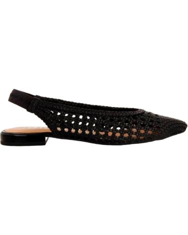 Sabrinas de Mulher GIOSEPPO BAILARINAS TRENZADAS PIEL GUATAVITA MUJER 68238 NEGRO