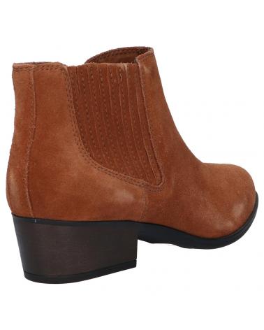 Botines de Mujer CLARKS 26153052 ADREENA FLORA TAN SUEDE