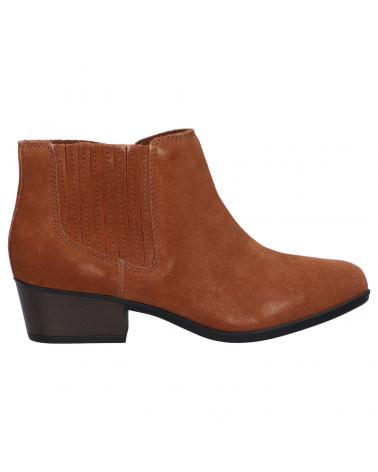 Botines de Mujer CLARKS 26153052 ADREENA FLORA TAN SUEDE