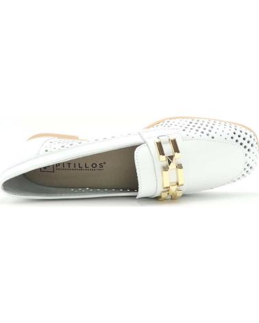Zapatos de Mujer PITILLOS MOCASINES 5644 MUJER BLANCO BLANCO