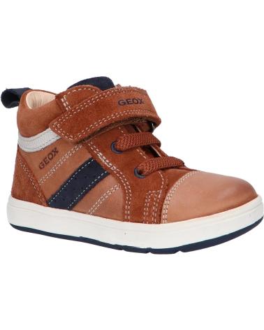 Stiefel für Junge GEOX B044DA 0CL22 B BIGLI C6AF4 BRANDY