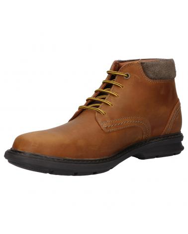 Botas de Hombre CLARKS 26160063 HALSWELL HI DARK TAN LEA