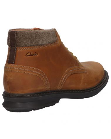 Botas de Hombre CLARKS 26160063 HALSWELL HI DARK TAN LEA