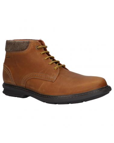 Botas de Hombre CLARKS 26160063 HALSWELL HI DARK TAN LEA