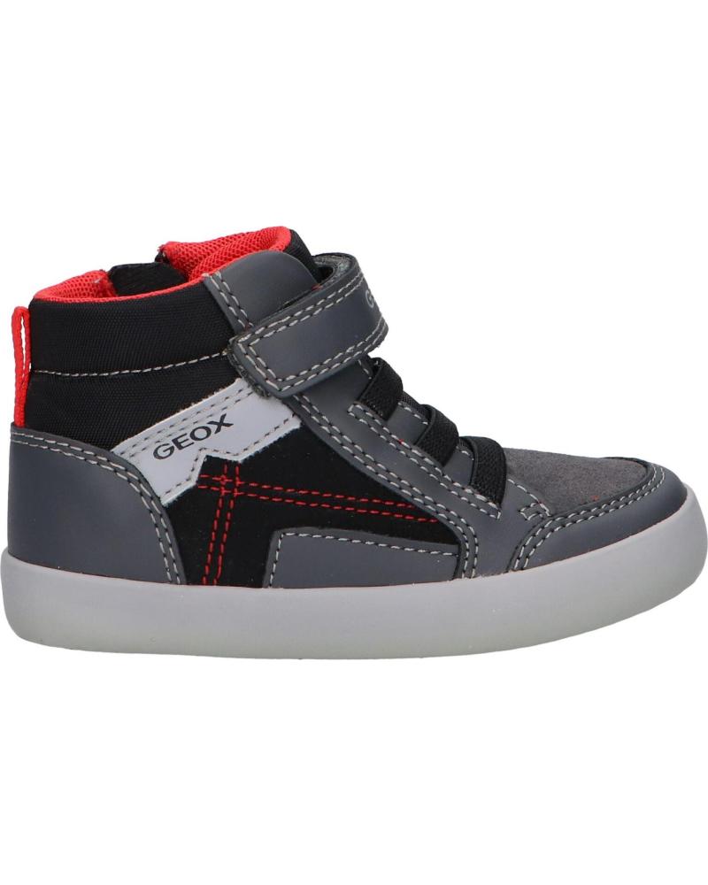 Stiefel für Junge GEOX B161NA 054AU B GISLI C0062 DK GREY-BLACK