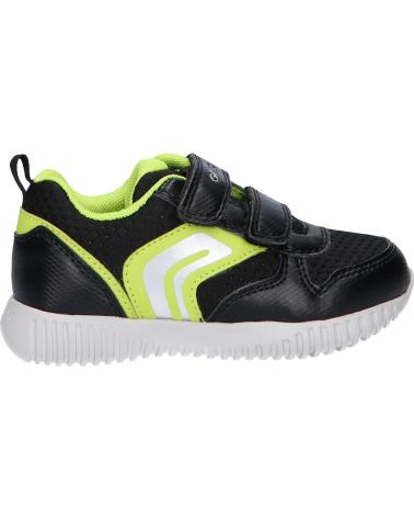 Esportes  de Menino GEOX B162BA 0CE15 B WAVINESS C0802 BLACK-LIME