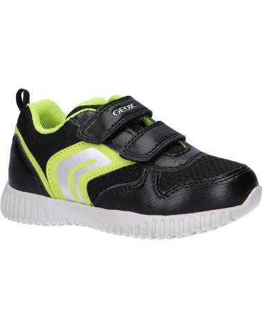 Esportes  de Menino GEOX B162BA 0CE15 B WAVINESS C0802 BLACK-LIME