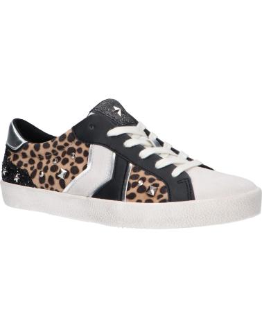 Sapatilhas de Mulher GEOX D16FBB 00722 D WARLEY CR61Q TOBACCO-OFF WHITE