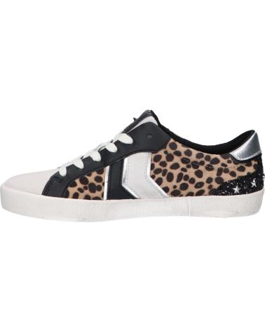 Sapatilhas de Mulher GEOX D16FBB 00722 D WARLEY CR61Q TOBACCO-OFF WHITE
