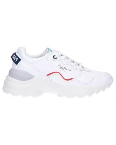 Sapatilhas de Mulher e Menina PEPE JEANS PGS30489 ECCLES ACTION 800 WHITE