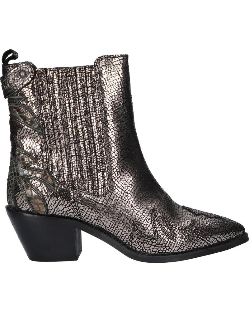 Woman Mid boots PEPE JEANS PLS50394 WESTERN W PALM GLAM 952 CHROME