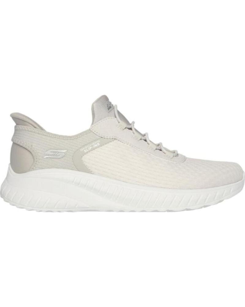 Sapatilhas de Mulher SKECHERS MODELO BOBS SQUAD CHAOS - IN BEIG