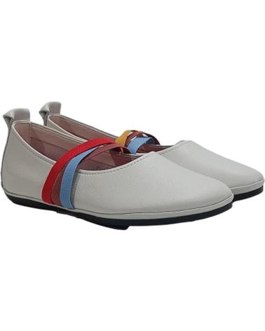 Scarpe per Donna CAMPER SABRINA TWINS DE PIEL CON ELASTICOS MULTICOLOR BLANCO