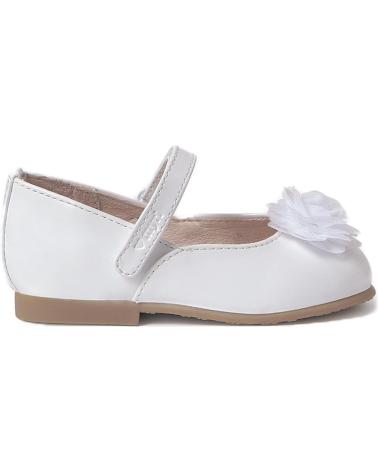 Zapatos de Niña MAYORAL MERCEDITAS CHAROL 41531 BLANCO