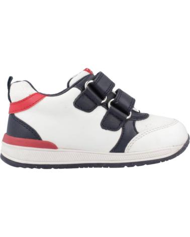 boy and girl Trainers GEOX B350RB 08554 B RISHON C0899 WHITE-NAVY