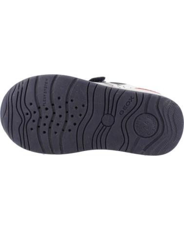 boy and girl Trainers GEOX B350RB 08554 B RISHON C0899 WHITE-NAVY