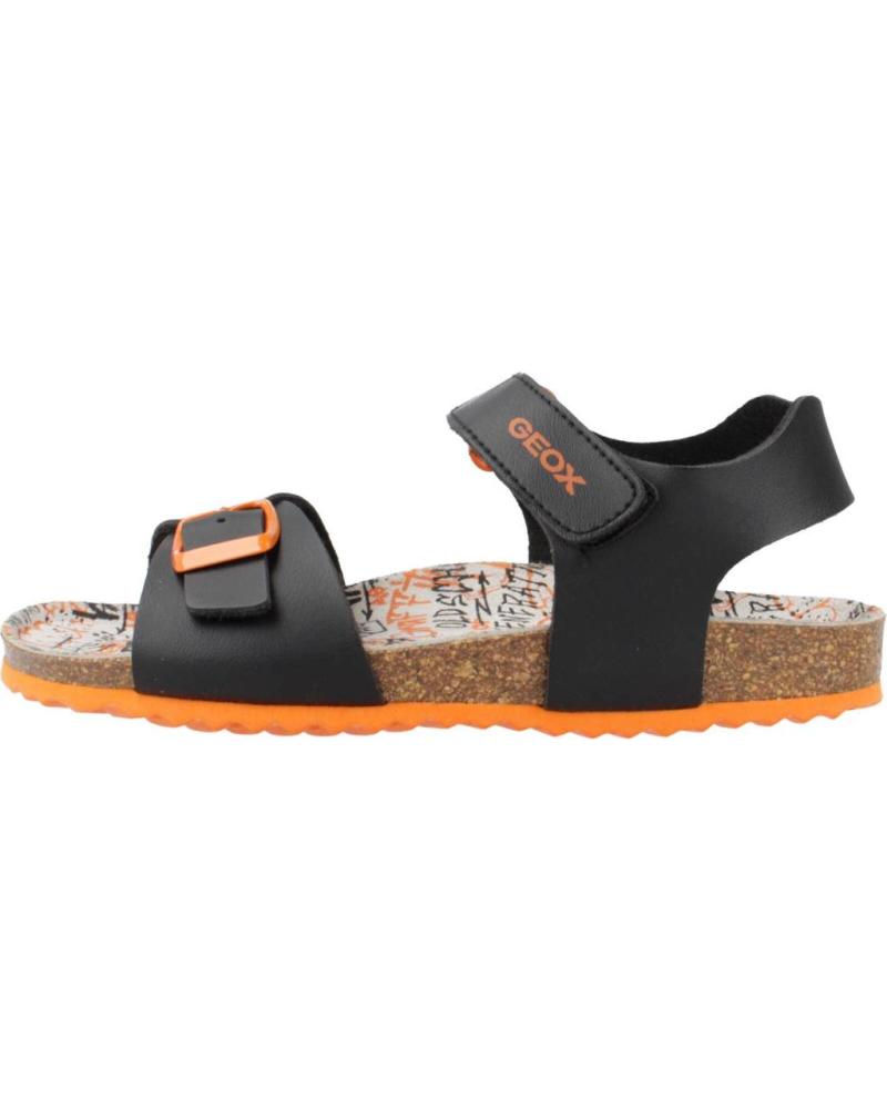 Sandalen für Junge geox J GHITA BOY NEGRO