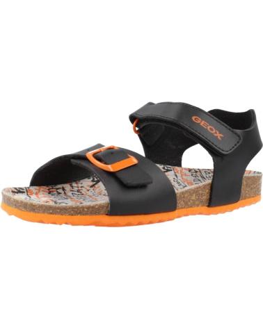 Sandalen für Junge geox J GHITA BOY NEGRO