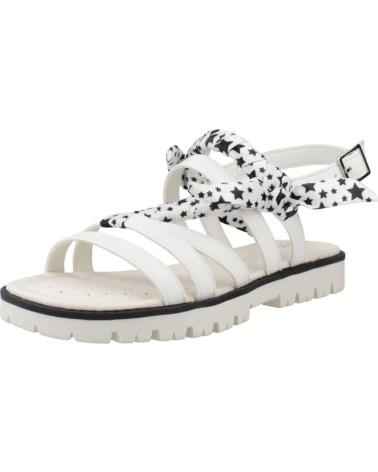 Sandalen für Mädchen GEOX J SANDAL STARBLUSH G BLANCO
