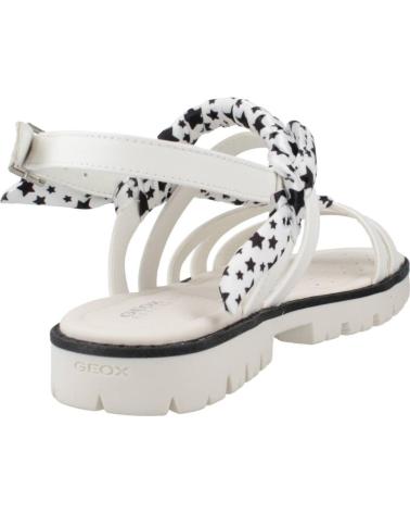 Sandalen für Mädchen GEOX J SANDAL STARBLUSH G BLANCO