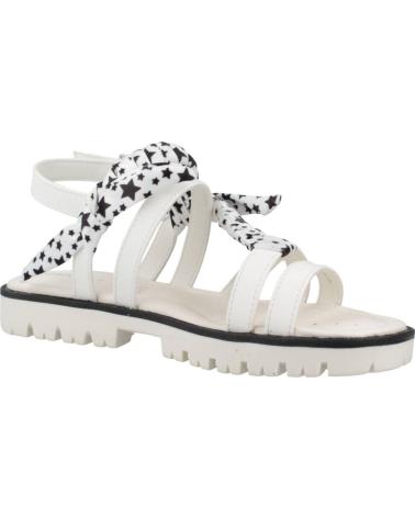 Sandalen für Mädchen GEOX J SANDAL STARBLUSH G BLANCO