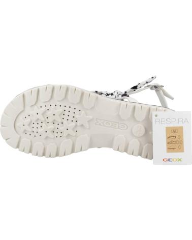 Sandalen für Mädchen GEOX J SANDAL STARBLUSH G BLANCO