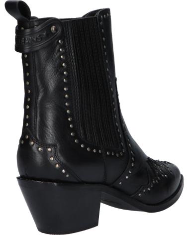 Woman Mid boots PEPE JEANS PLS50395 WESTERN W STUDS 999 BLACK