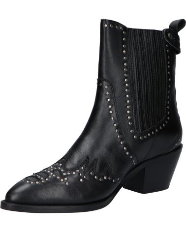 Woman Mid boots PEPE JEANS PLS50395 WESTERN W STUDS 999 BLACK