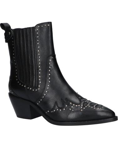 Woman Mid boots PEPE JEANS PLS50395 WESTERN W STUDS 999 BLACK
