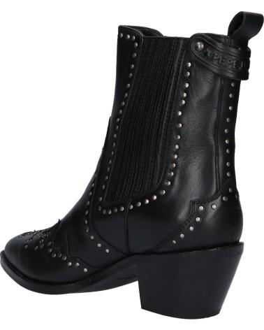 Woman Mid boots PEPE JEANS PLS50395 WESTERN W STUDS 999 BLACK