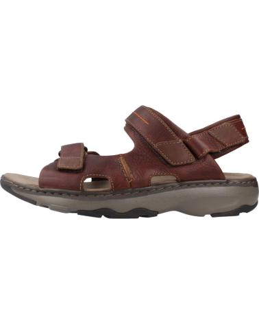 Sandalias de Hombre CLARKS SANDALIAS DEPORTIVAS DE PIEL RAFFE-COAST PARA HOMBRE MARRóN