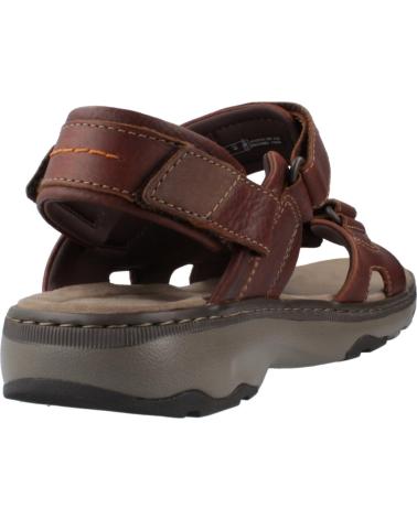 Sandalias de Hombre CLARKS SANDALIAS DEPORTIVAS DE PIEL RAFFE-COAST PARA HOMBRE MARRóN
