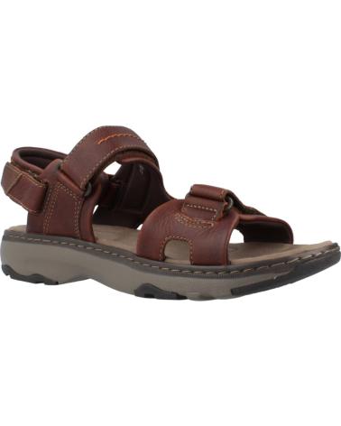Sandalias de Hombre CLARKS SANDALIAS DEPORTIVAS DE PIEL RAFFE-COAST PARA HOMBRE MARRóN