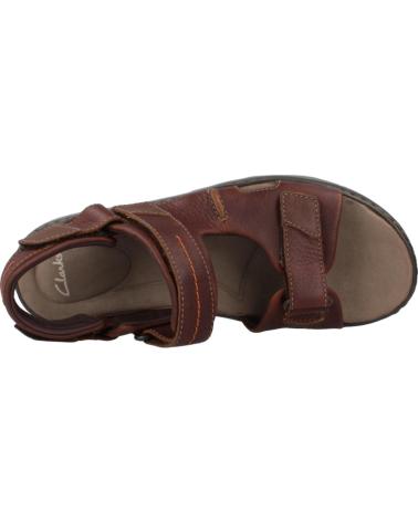 Sandalias de Hombre CLARKS SANDALIAS DEPORTIVAS DE PIEL RAFFE-COAST PARA HOMBRE MARRóN