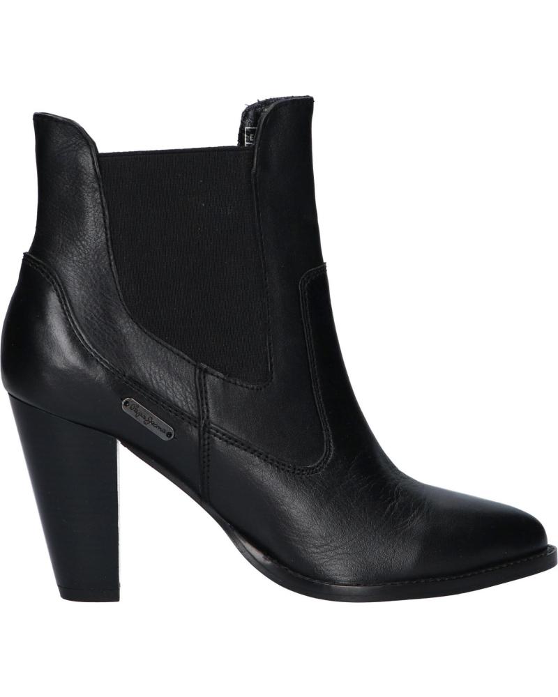 Woman Mid boots PEPE JEANS PLS50407 ILFORD BASIC 999 BLACK