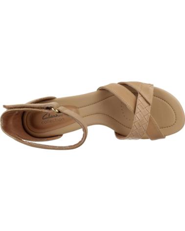 Sandálias de Mulher CLARKS DESIRAE LILY MARRON CLARO