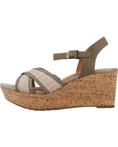 Sandali per Donna CLARKS ELLERI PLUM 26171441 VERDE