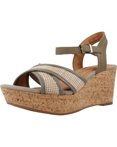 Sandali per Donna CLARKS ELLERI PLUM 26171441 VERDE