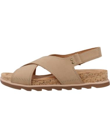 Sandali-De-Mujer-CLARKS-YACHT-CROSS-MARRON-CLARO