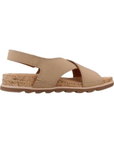 Sandali-De-Mujer-CLARKS-YACHT-CROSS-MARRON-CLARO