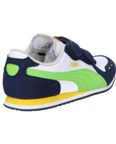 Scarpe sport per Bambina e Bambino PUMA 360732 CABANA RACER SL V PS 92 WHITE