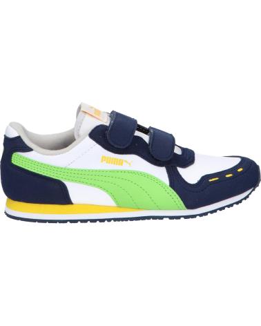 Scarpe sport per Bambina e Bambino PUMA 360732 CABANA RACER SL V PS 92 WHITE