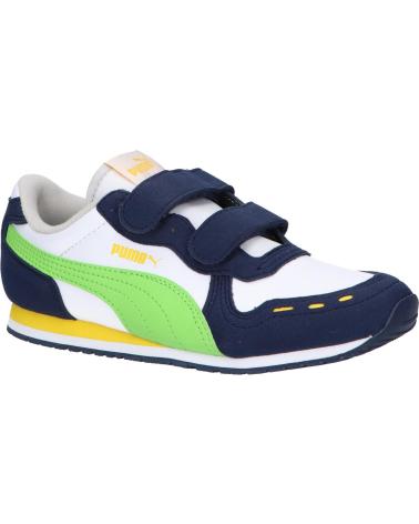 Scarpe sport per Bambina e Bambino PUMA 360732 CABANA RACER SL V PS 92 WHITE