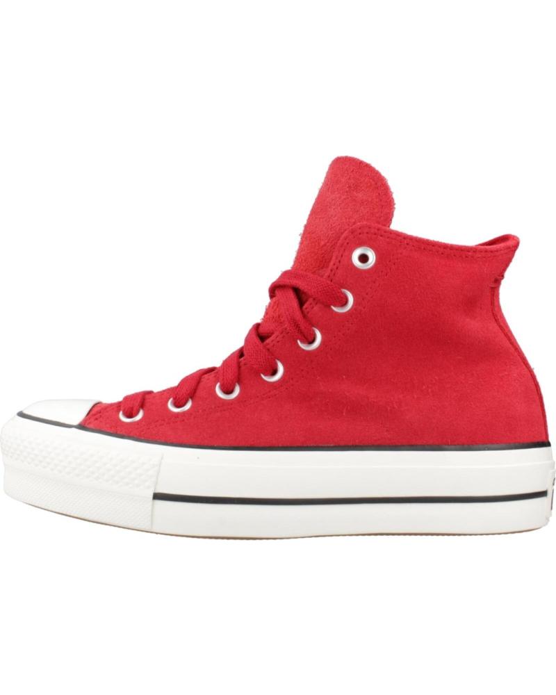 Sapatilhas de Mulher CONVERSE ZAPATILLAS CHUCK TAYLOR ALL STAR LIFT PARA MUJER EN COLOR RO ROJO